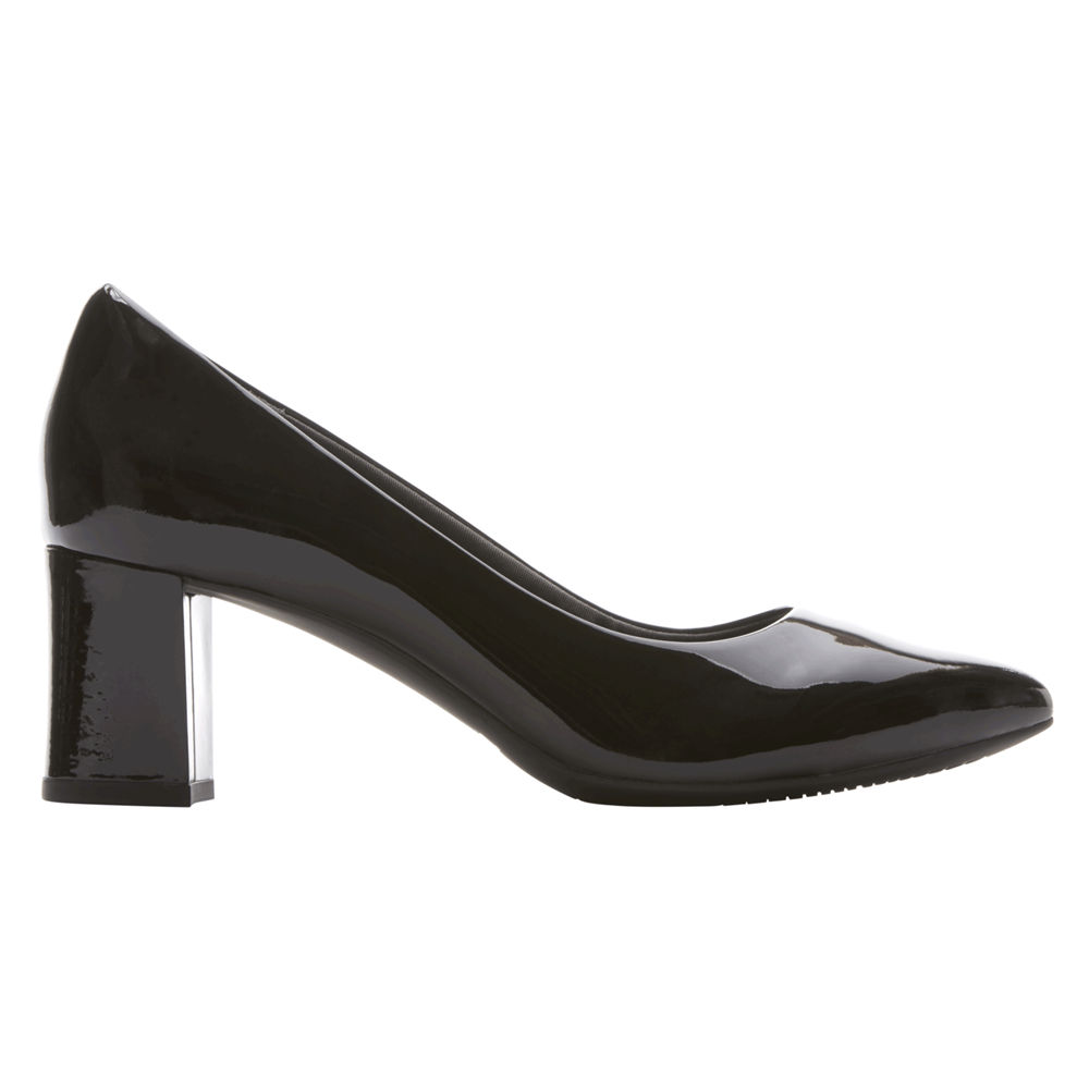 Rockport Womens Heels Black - Total Motion Salima - UK 762-KBADXI